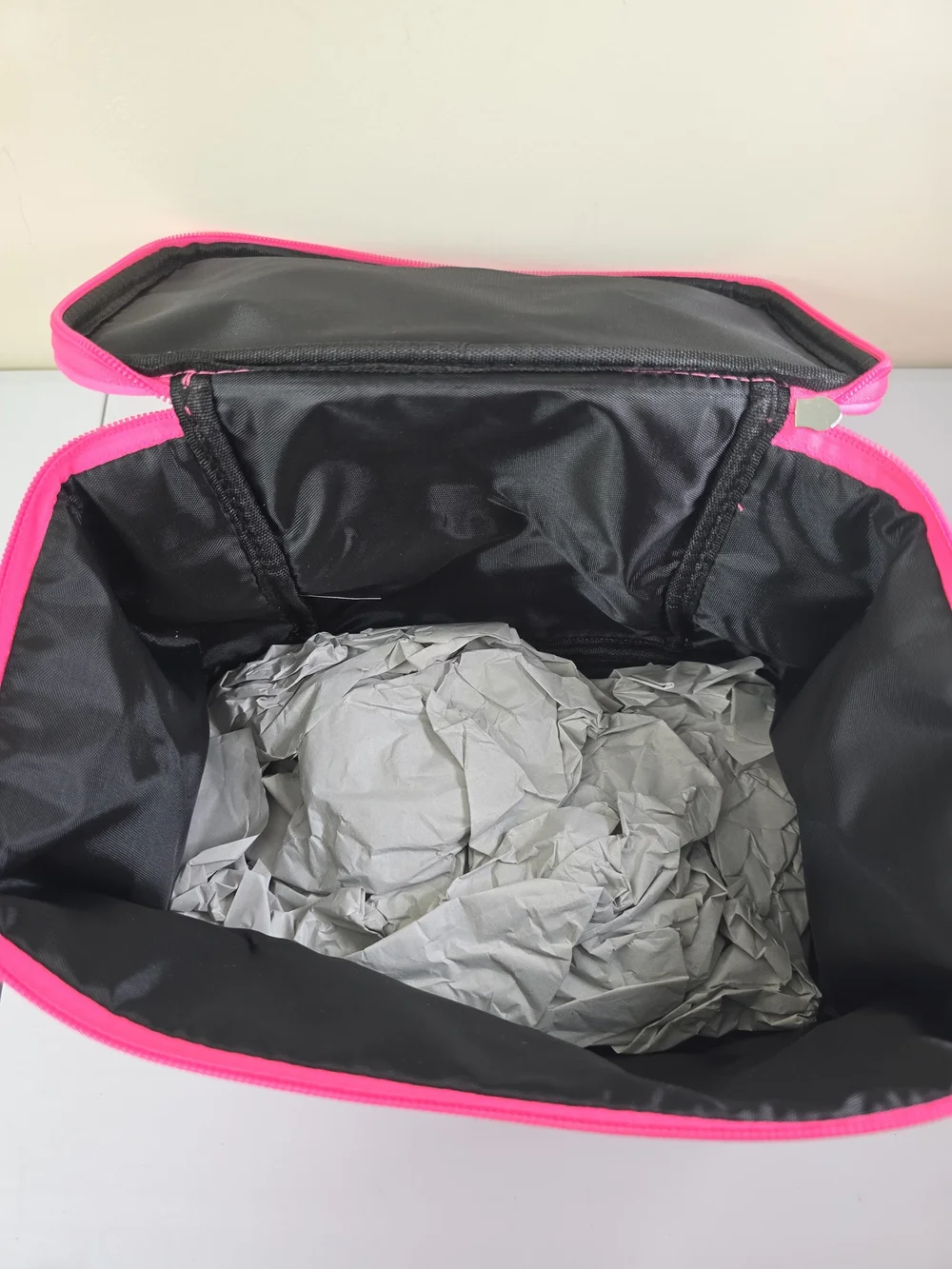Hot Pink Women's Travel Cosmetic Bag - Stylish Carry Case